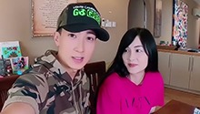 吴尊为林丽吟护理头发