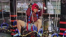 肖杰为儿子克服心理恐惧